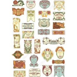 Vintage Label Set