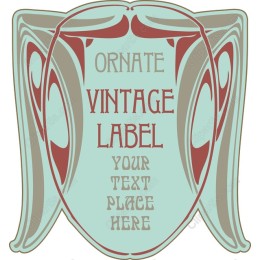 Ornate Vintage Label