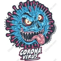 Corona Virus Monster