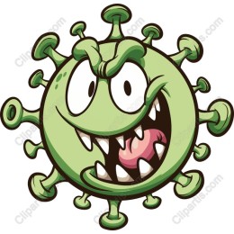 Cheeky Virus Character