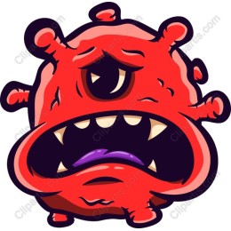 Quirky Red Monster