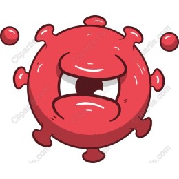 Cartoon Virus Character