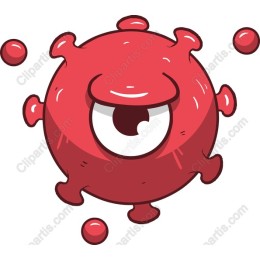 Quirky Red Virus