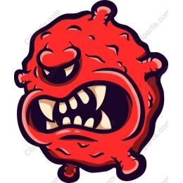Cartoonish Red Creature