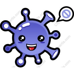 Playful Cartoon Virus