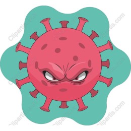 Playful Virus Character