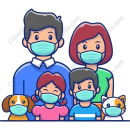 Cheerful Family Safety with Pets