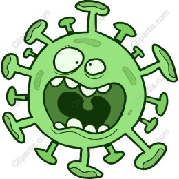 Cartoon Virus Character