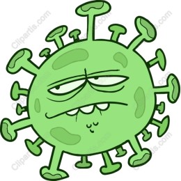 Cartoon Virus Clipart