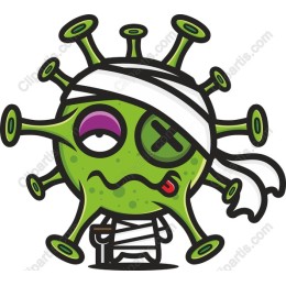 Infected and Bandaged Virus