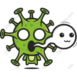 Cute Virus Character