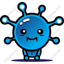 Cute Virus Character