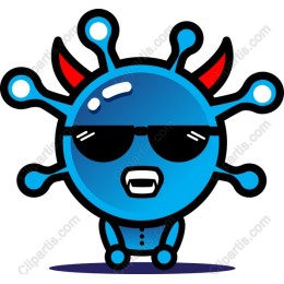 Cool Virus Character