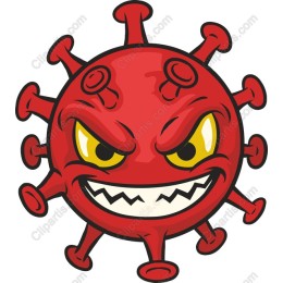 Cartoon Virus Character