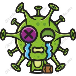 Sad Virus Character