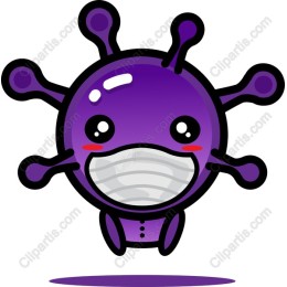 Cute Virus Character