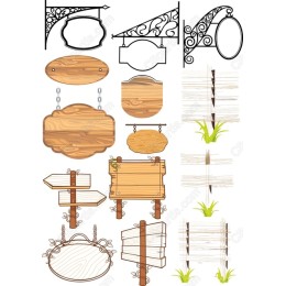 Rustic Signboard Bundle