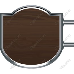 Elegant Wooden Shield
