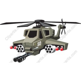 Military Combat Helicopter