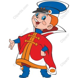 Cheerful Cartoon Character