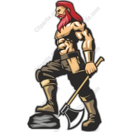 Heroic Warrior with Axe