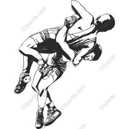 Dynamic Wrestling Action