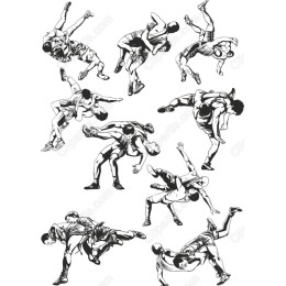 Wrestling Moves Set