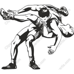 Dynamic Wrestling Action