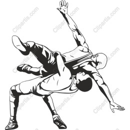 Dynamic Wrestling Action
