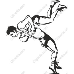 Dynamic Wrestling Action