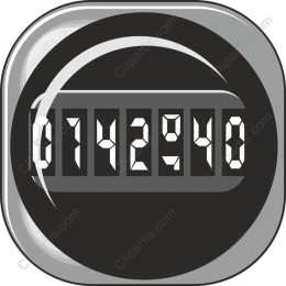 Vintage Mechanical Odometer
