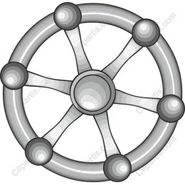 Premium Ship's Steering Wheel