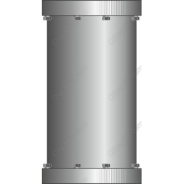 Sleek Metallic Cylinder