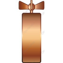 Elegant Copper Badge