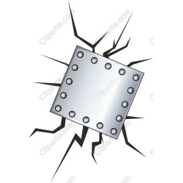 Cracked Metallic Plate