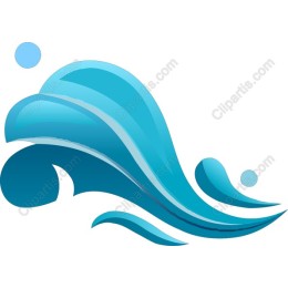 Elegant Blue Wave