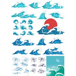 Ocean Waves Set