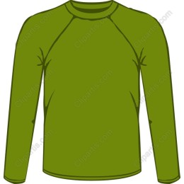 Long-Sleeve T-Shirt in Green
