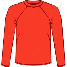 Vibrant Red Long Sleeve T-Shirt