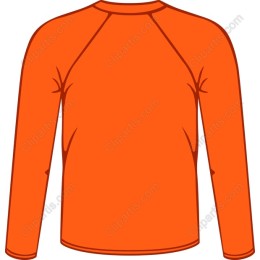 Vibrant Orange Long Sleeve T-Shirt
