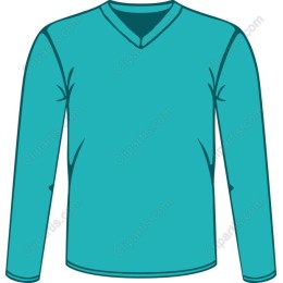 Long-Sleeve V-Neck Shirt