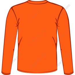 Long Sleeve Orange T-Shirt