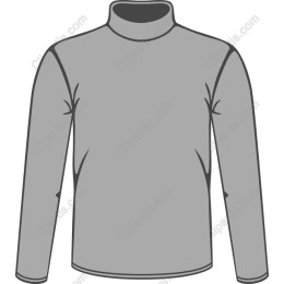 Stylish Long-Sleeved Turtleneck
