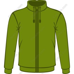 Green Zip-Up Jacket