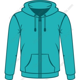 Turquoise Hoodie