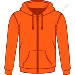 Orange Hoodie