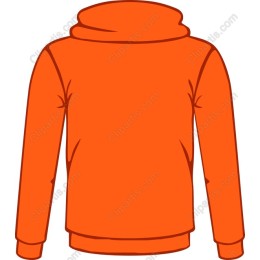 Vibrant Orange Hoodie