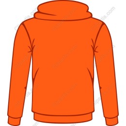Vibrant Orange Hoodie