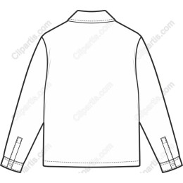 Classic Men's Shirt Back View