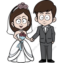 Charming Bride and Groom